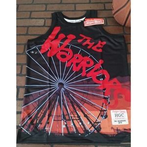 THE WARRIORS Ferris Wheel Headgear Classics Basketball Jersey ~Never Worn~S L XL